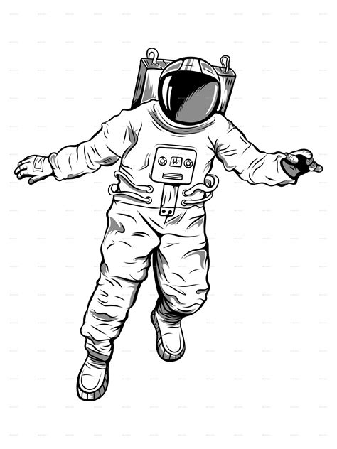 Astronaut Outer Space Drawing Space Suit Sketch Png Clipart Akihiko | Images and Photos finder