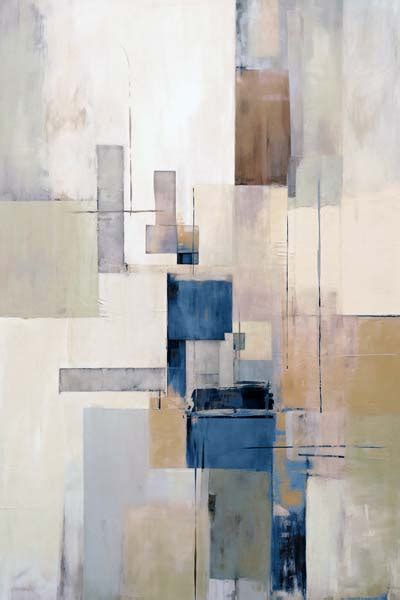 Blue Squares | PI Creative Art, online art, art online, art gallery, interior designers and ...