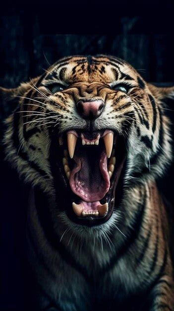 Premium AI Image | Mesmerizing scary Animal Photography Generative AI