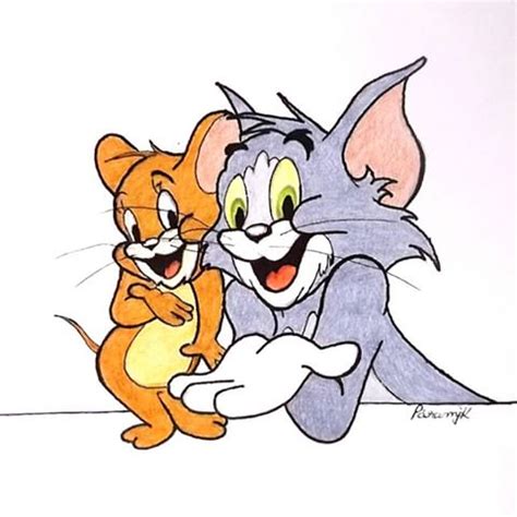 Tom And Jerry Drawing Images - bmp-head