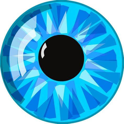 Blue Eye clip art Free vector in Open office drawing svg ( .svg ) vector illustration graphic ...