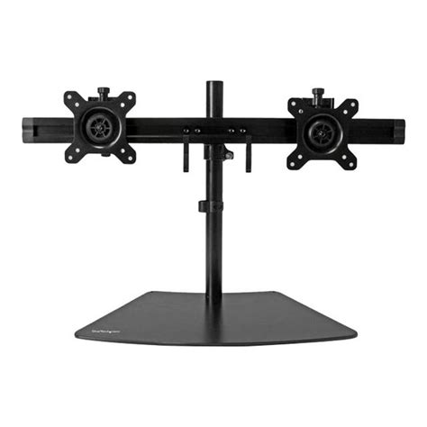 StarTech.com Dual Monitor Mount - Supports Monitors 12" to 24" - Adjustable - VESA Monitor Stand ...