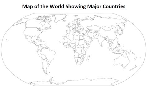 World Political Map Outline