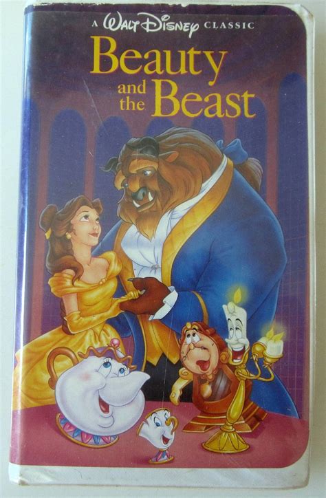 Disney Beauty and the Beast VHS Movietoy Vintage Rare Black - Etsy