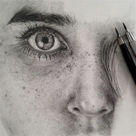 Amazing Photo-Realistic Graphite Drawings by Monica Lee