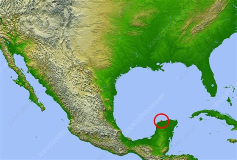 Chicxulub Crater Gravity Map