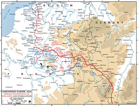 Western Front World War 1 Map