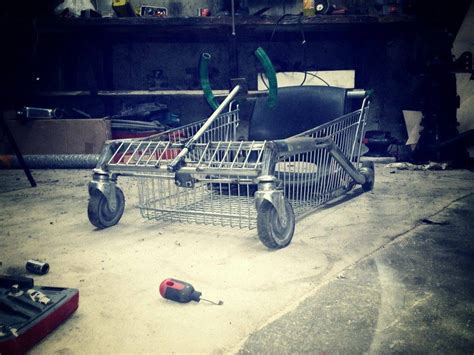 Shopping trolley into a go kart | Go kart, Diy go kart, Pedal cars