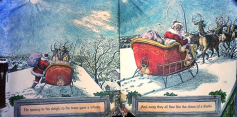 Twas The Night Before Christmas Reading Set To Illustrations