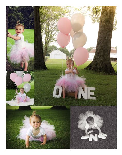 Little Girl Birthday Photoshoot Ideas