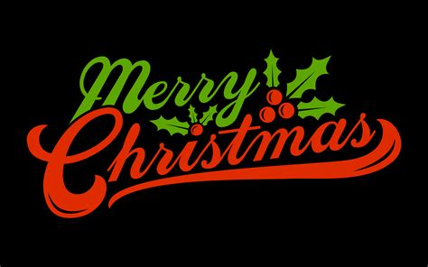 Merry Christmas text font graphic 552886 Vector Art at Vecteezy