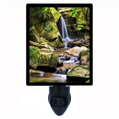 Waterfall Decorative Photo Night Light. Free Switchable Insert. Waterfall, 1 - Kroger