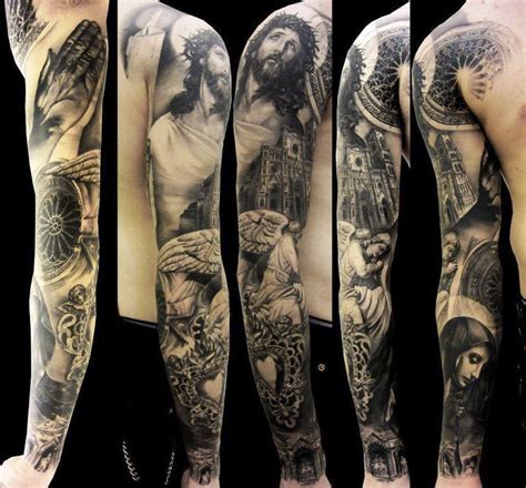 Renaissance sleeve | Christian sleeve tattoo, Sleeve tattoos, Full sleeve tattoos