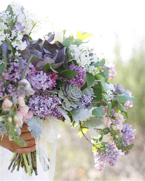 Fresh & Fragrant Lilac Wedding Bouquets | Martha Stewart Weddings