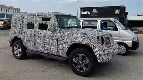 Mahindra 5-Door Thar Spy Images Leaked; Here's What We Know So Far About Interior And Exterior ...