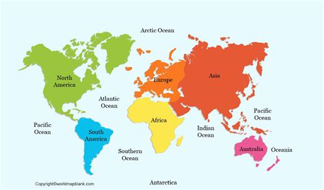 Labeled Map Of The World Map Of The World Labeled FREE | Printable Labels