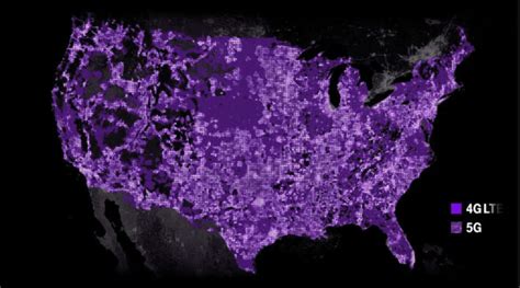 Metro By T Mobile Coverage Map - Vector U S Map