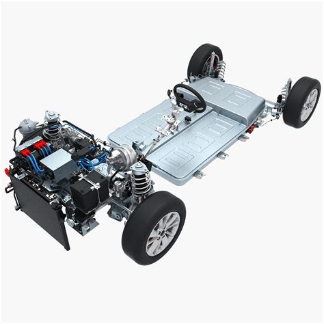 Electric car chassis 3D model - TurboSquid 1628171