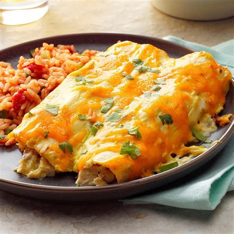 Creamy Chicken Enchiladas Recipe: How to Make It | Taste of Home