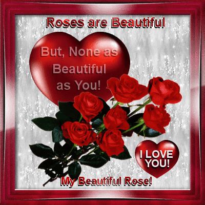 I Love You Images With Roses Gif