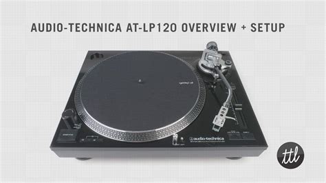 Audio technica turntable setup