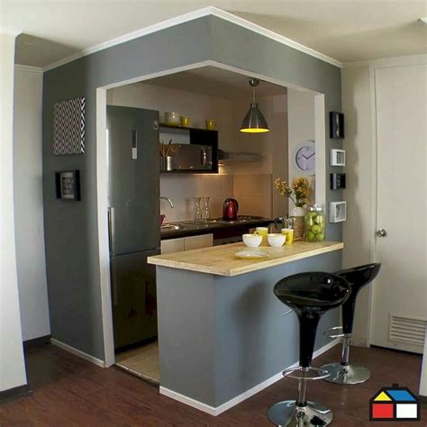 A Guide to Efficient Small Kitchen Design for Apartment | Decoracion de cocinas pequenas, Diseño ...