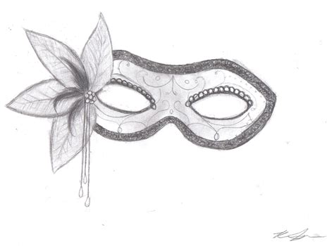 Masquerade Mask Drawing at PaintingValley.com | Explore collection of Masquerade Mask Drawing