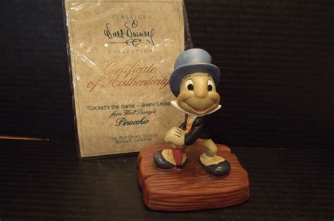 Disney Pinocchio's Jiminy Cricket; "Crickets the name" figurine -- Antique Price Guide Details Page