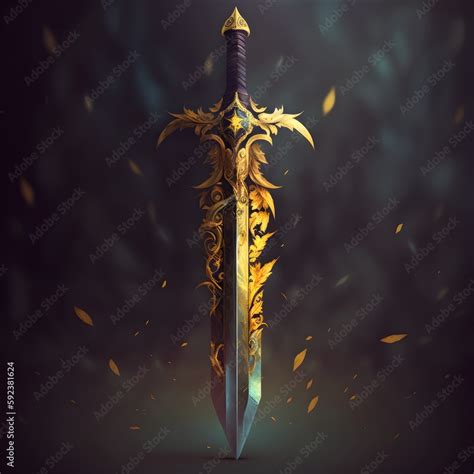 Chrysaor sword of justice tiny tinas wonderlands style long and thin spike shaped black blade ...