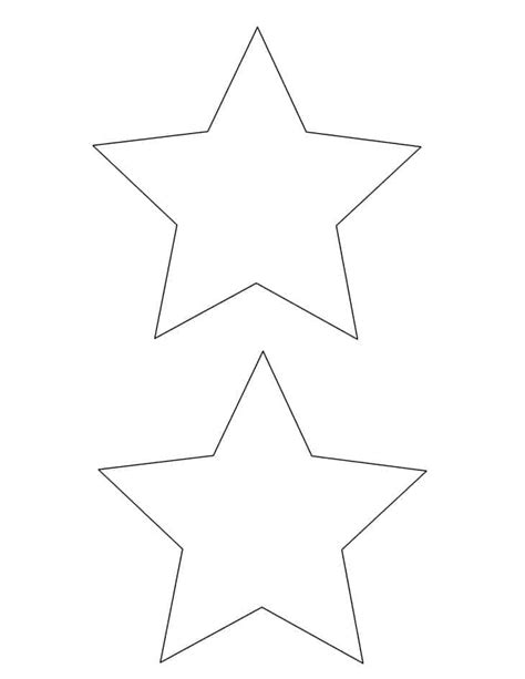 5 Free Star Templates to Make: Different Sizes Printable Outlines - A Crafty Life