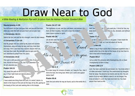 NEW! Draw Near to God - Wellspring Christian Ministries