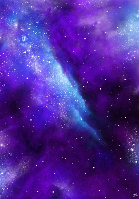 Purple Galaxy Wallpaper