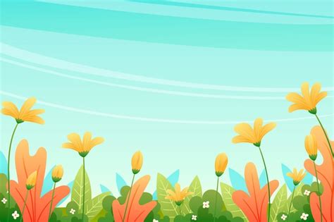 Cartoon Flower Background Images - Free Download on Freepik