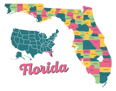 Printable Detailed Florida Map