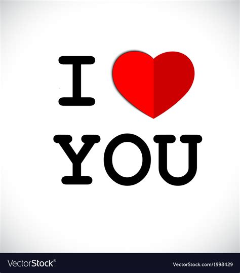 I love you Royalty Free Vector Image - VectorStock