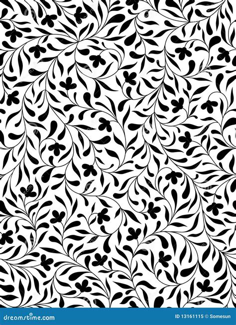 Vector Seamless Floral Pattern Stock Vector - Image: 13161115