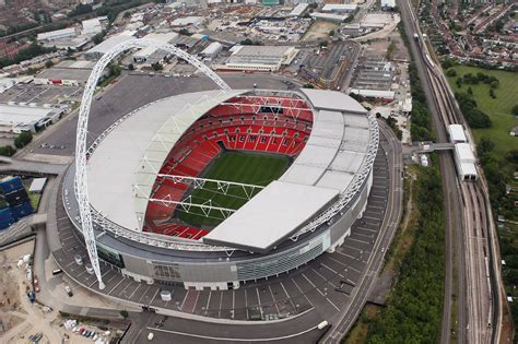 Wembley Stadium - Aerial View Le Vatican, England National Football Team, National Stadium ...