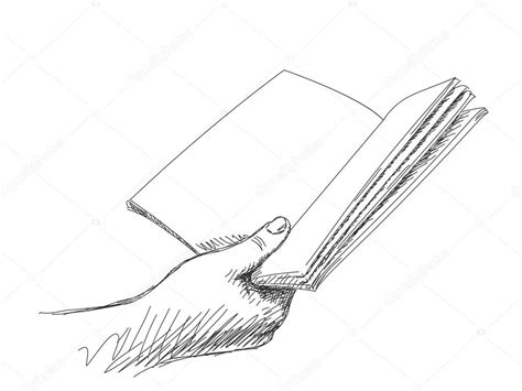 Hand Holding Book Drawing at GetDrawings | Free download