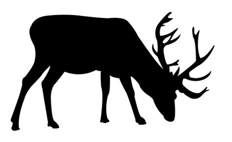 Deer Fat Silhouette DXF File Free Download - 3axis.co