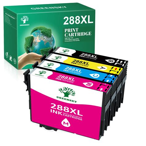 288XL 288 Ink Cartridges for Epson Printer Ink 288 288XL T288XL for Epson Expression Home XP-440 ...