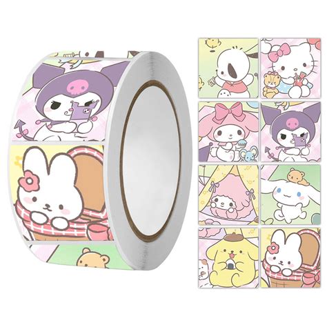 Sanrio sticker 500pcs Handbook, Laptop sticker, Luggage Sealing Cartoon Cute Handbook Material ...