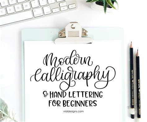 Modern Calligraphy 101 for Beginners | Includes a Free Calligraphy Sheet