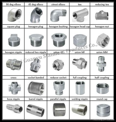 stainless steel casting threaded screwed pipe fittings - PF - GY (China Manufacturer) - Pipe ...