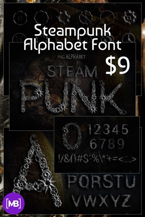 Steampunk Alphabet Font - $9 | Fonts alphabet, Fonts handwriting alphabet, Tattoo website