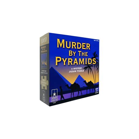 Murder Mystery Party | Classic Mystery Jigsaw Puzzle, Murder by The Pyramids, 1,000 Piece Jigsaw ...