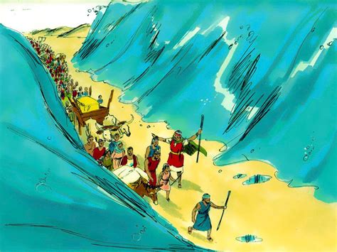 Moses parting the Red Sea | Inspirational Christians