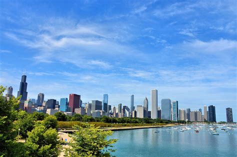 Downtown Skyline and Lake Michigan in Chicago, Illinois - Encircle Photos