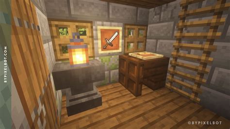 Minecraft Medieval House Interior