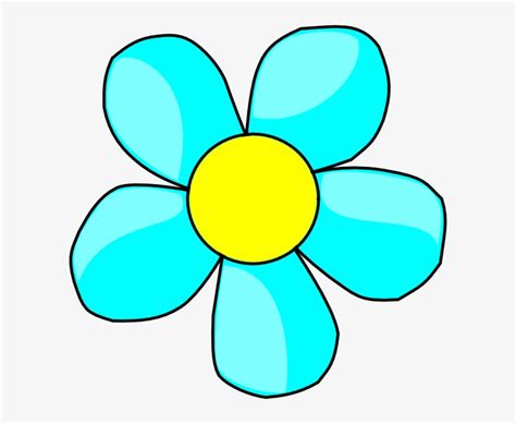 Flower Clipart With Transparent Background Blue Flowers Clip Art Transparent PNG 600x594 Free ...