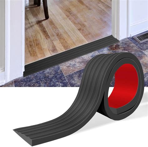 Threshold Ramps for Doorways Self-Adhesive Rubber Ramps for Door Threshold Rubber Door Threshold ...